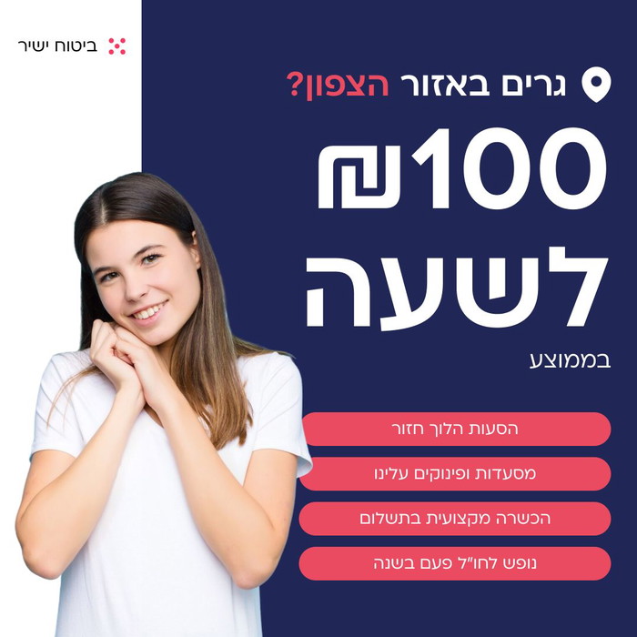 ביטוח ישיר - 100 שח לשעה ? בביטוח ישיר זה לא חלום!